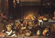 Jan Van Kessel Monkeys Feasting oil painting artist